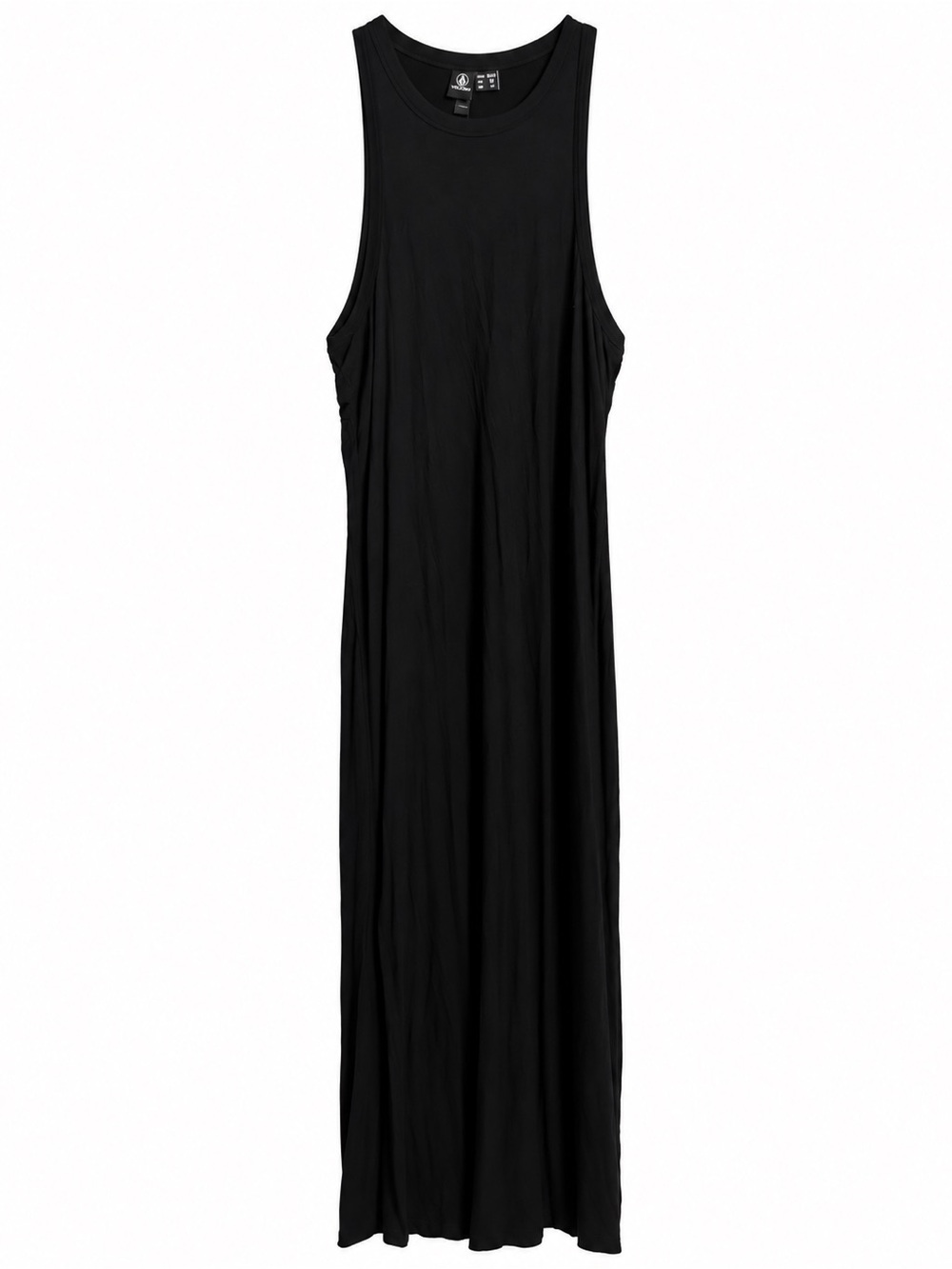 Volcom Black Sleeveless Maxi Dress | Size M | Relaxed Boho Style